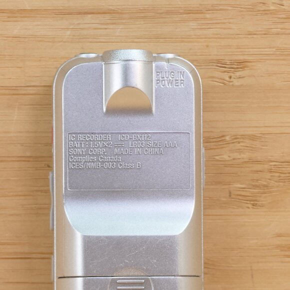 Sony ICD-BX112 Handheld Voice Recorder, 2 GB Flash Memory, Compact Design - Picture 4 of 7